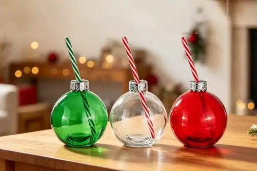 How Christmas Glass Drink Bottles Create a Festive Holiday Experience